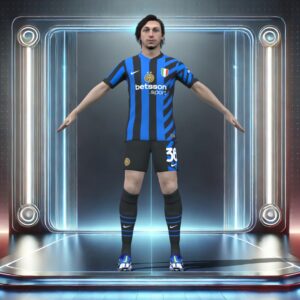 3D Rigged Matteo Darmian Inter Milan 2025