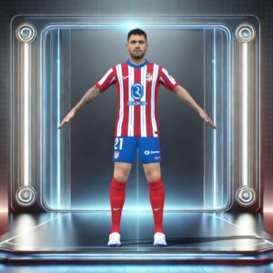 3D Rigged Javi Galan Atletico Madrid 2025