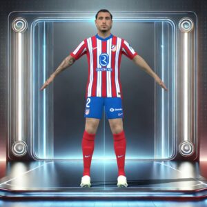 3D Rigged Maria Gimenez Atletico Madrid 2025