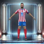 3D Rigged Koke Atletico Madrid 2025