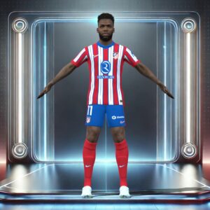 3D Rigged Thomas Lemar Atletico Madrid 2025