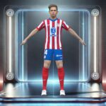 3D Rigged Marcos Llorente Atletico Madrid 2025