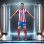 3D Rigged Nahuel Molina Atletico Madrid 2025
