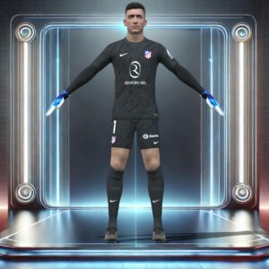 3D Rigged Juan Musso Atletico Madrid 2025