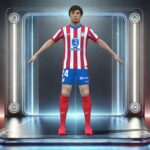 3D Rigged Robin Le Normand Atletico Madrid 2025