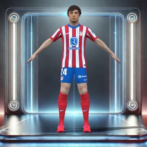 3D Rigged Robin Le Normand Atletico Madrid 2025