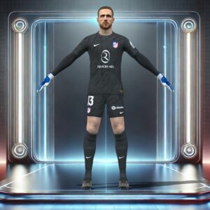 3D Rigged Jan Oblak Atletico Madrid 2025