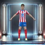 3D Rigged Rodrigo Riquelme Atletico Madrid 2025