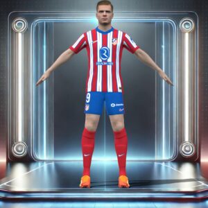 3D Rigged Alexander Sorloth Atletico Madrid 2025