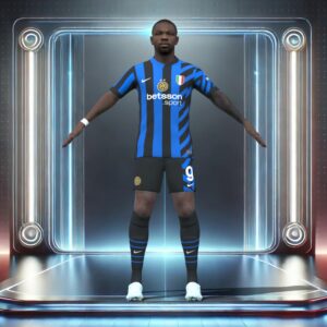 3D Rigged Marcus Thuram Inter Milan 2025