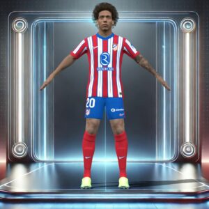 3D Rigged Axel Witsel Atletico Madrid 2025