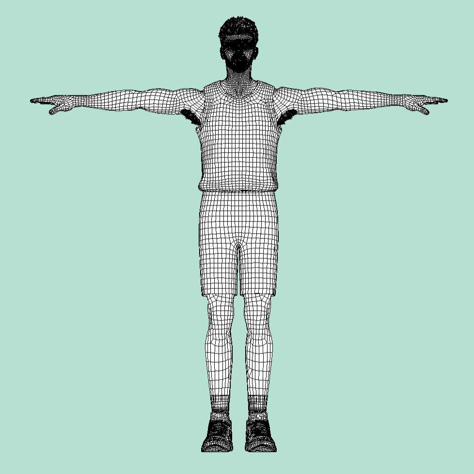 a6 T-Pose Rigged Alperen Sengun Houston Rockets