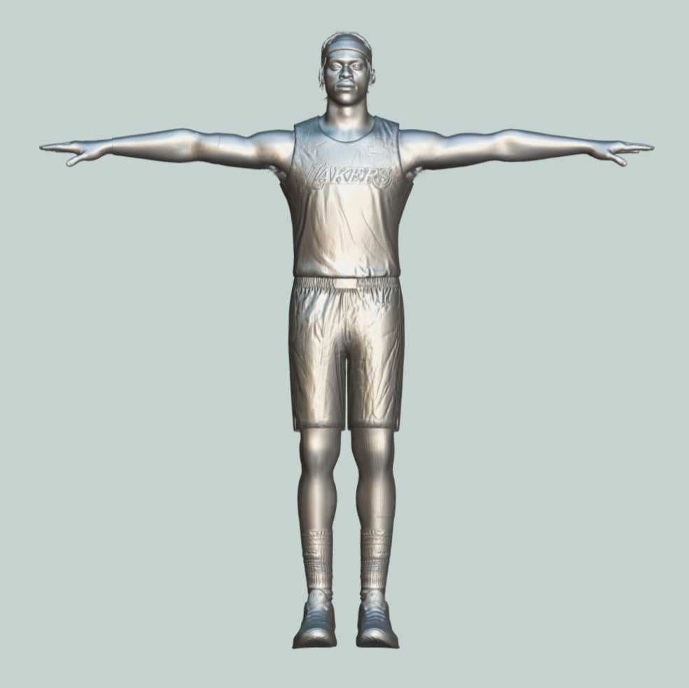 a3 T-Pose Rigged Jarred Vanderbilt Los Angeles Lakers