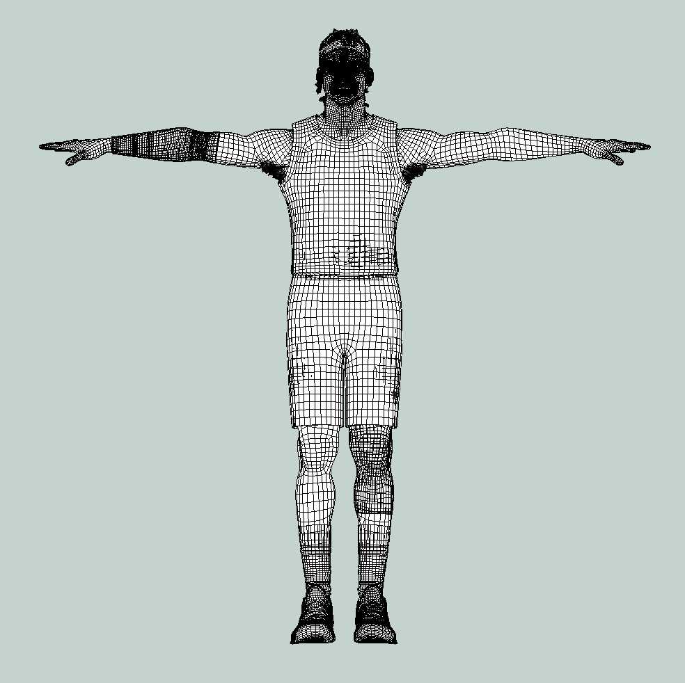 a6 T-Pose Rigged Jarred Vanderbilt Los Angeles Lakers