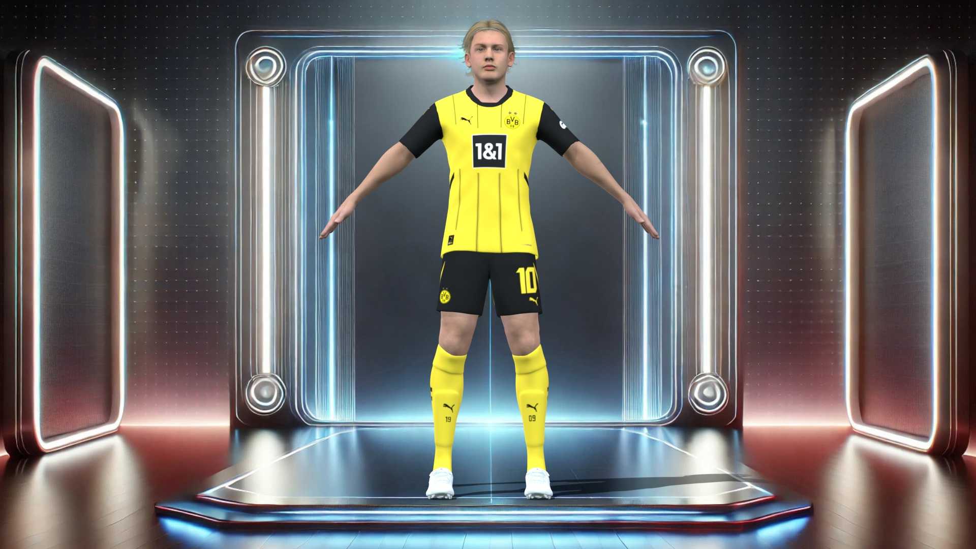 Brandt_001 3D Rigged Julian Brandt Dortmund 2025