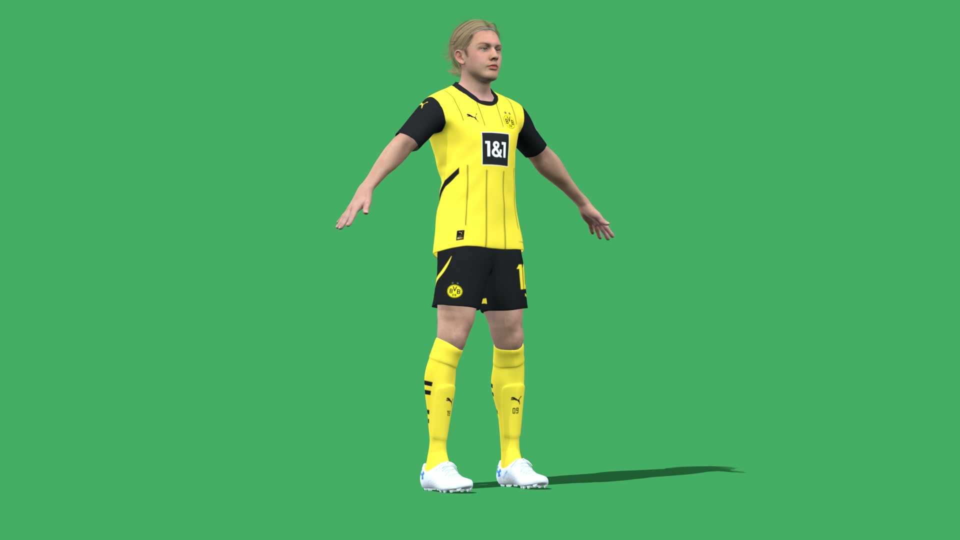 Brandt_004 3D Rigged Julian Brandt Dortmund 2025