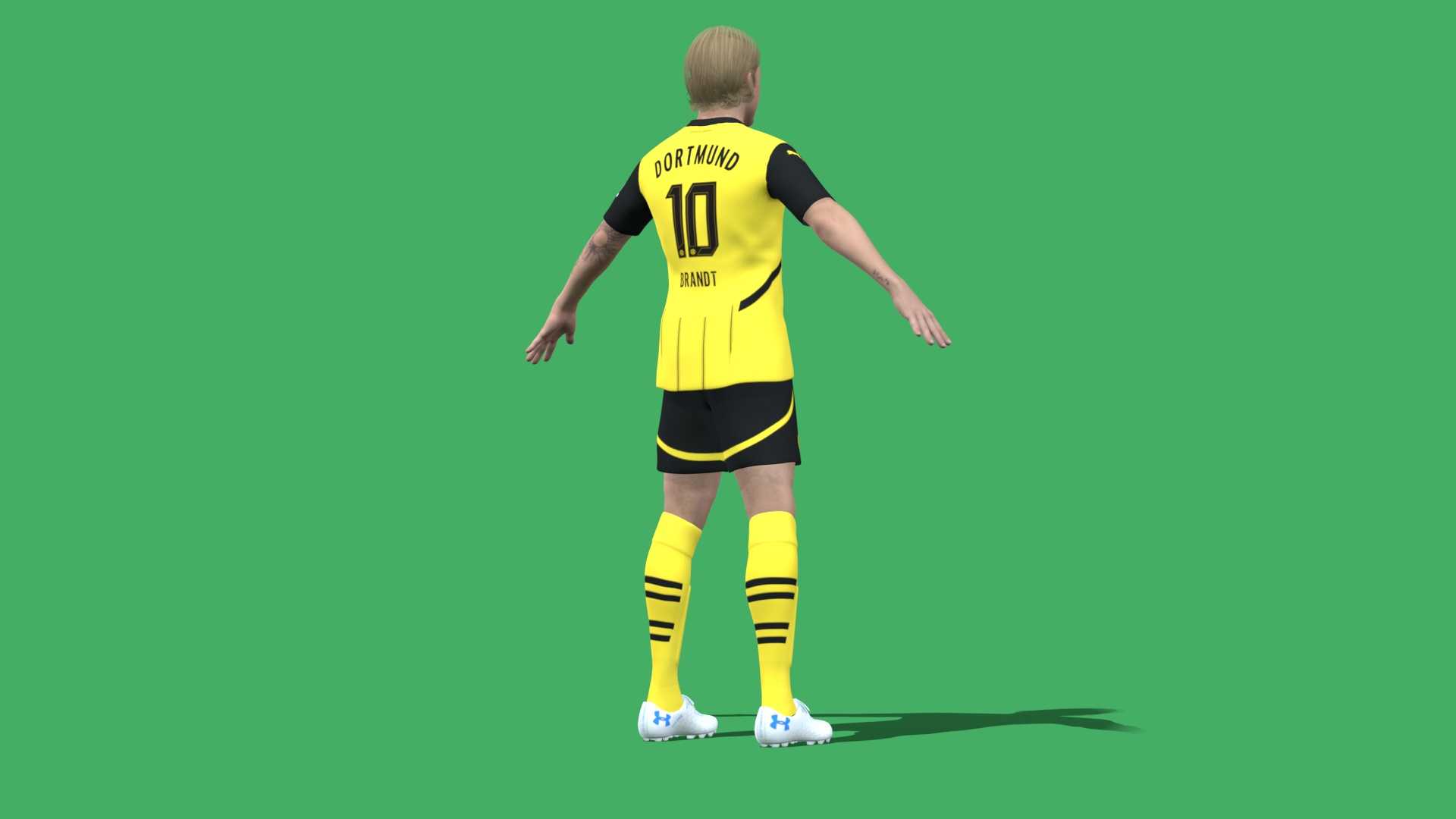 Brandt_006 3D Rigged Julian Brandt Dortmund 2025