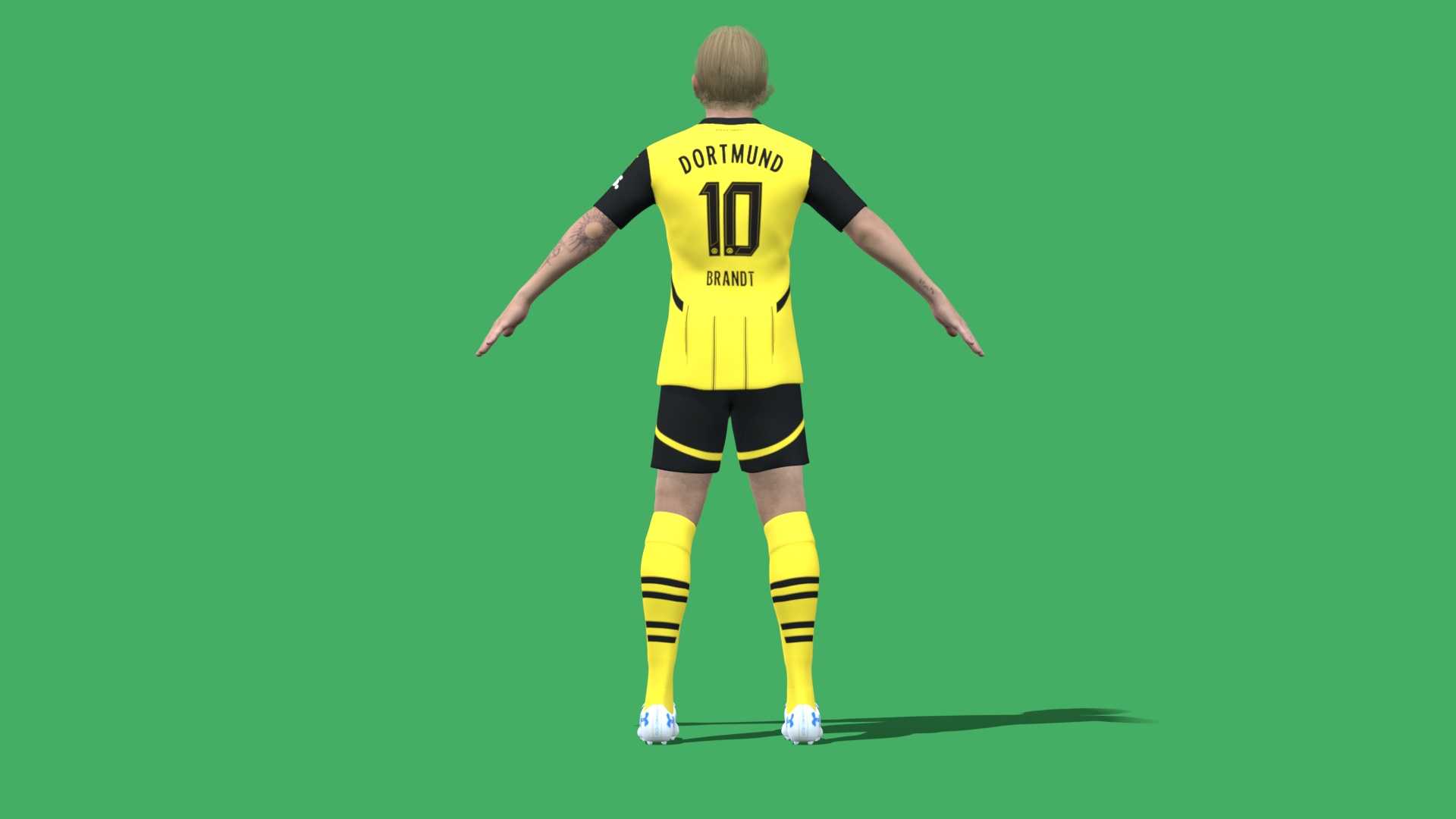 Brandt_007 3D Rigged Julian Brandt Dortmund 2025