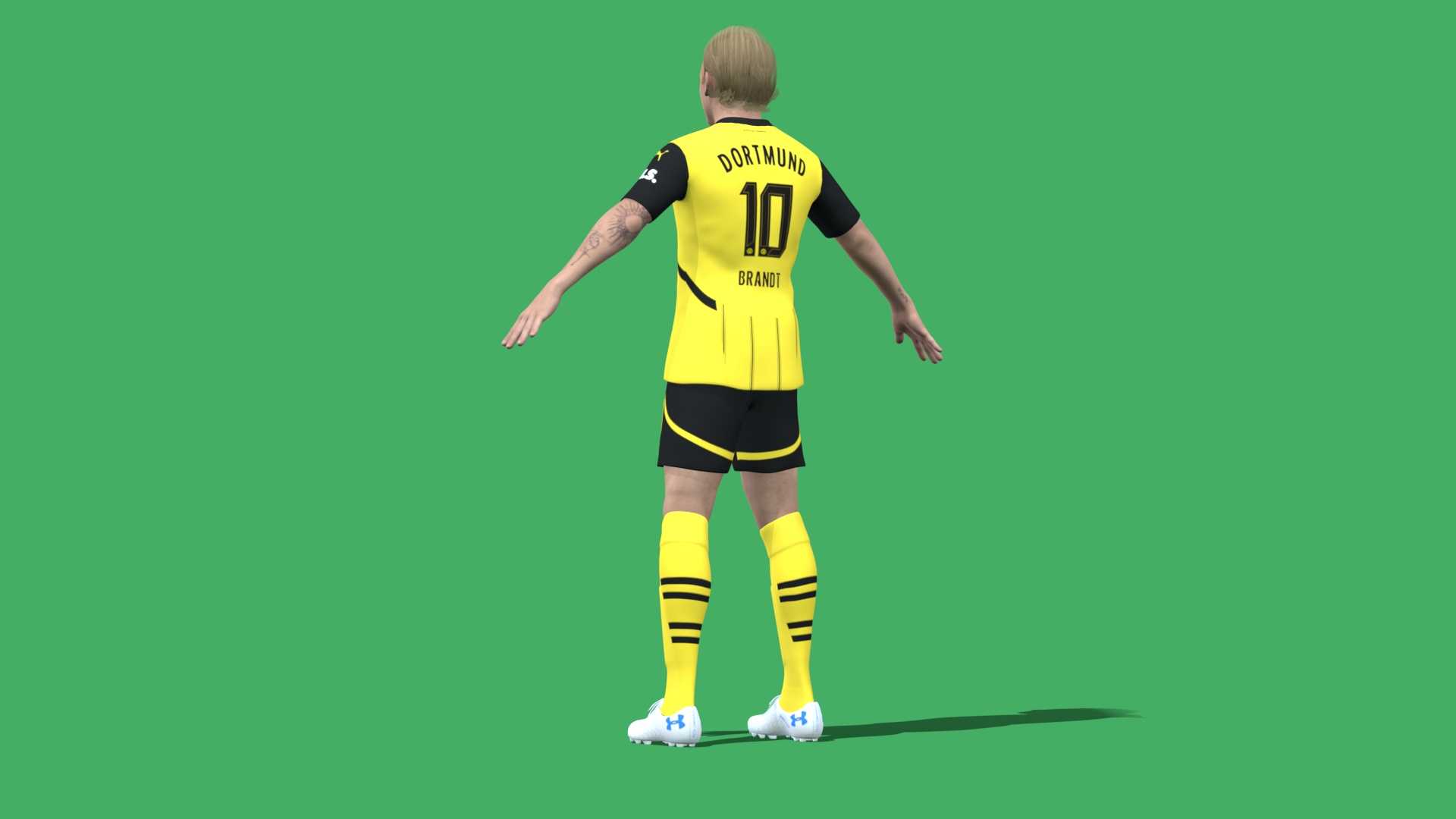 Brandt_008 3D Rigged Julian Brandt Dortmund 2025