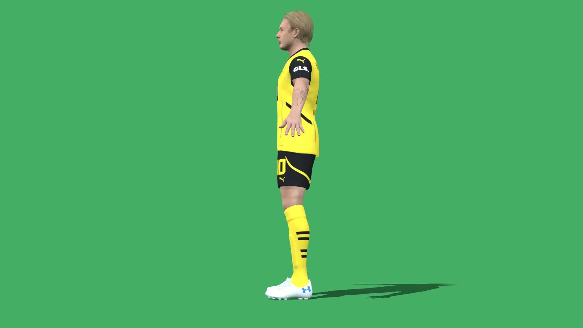 Brandt_009 3D Rigged Julian Brandt Dortmund 2025