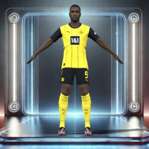 3D Rigged Serhou Guirassy Dortmund 2025