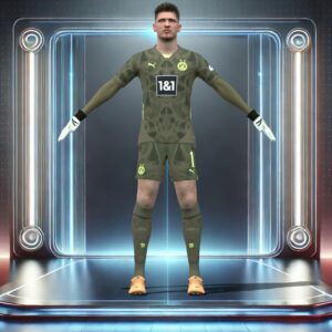 3D Rigged Gregor Kobel Dortmund 2025