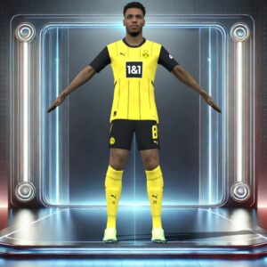 3D Rigged Felix Nmecha Dortmund 2025