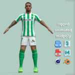 T-Pose Rigged Antony Real Betis