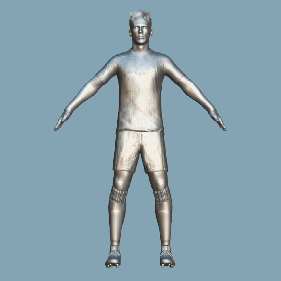a3 T-Pose Rigged Goretzka Bayern Munich 24-25