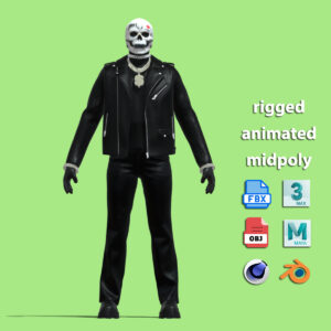 T-Pose Rigged Vladimir Cauchemar