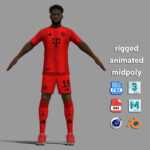 T-P Rigged Alphonso Davies Bayern Munich 24-25