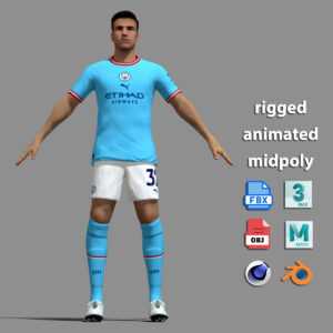T-Pose Rigged Maximo Perrone Manchester City 23/24