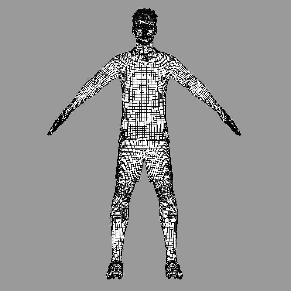 a6 T-Pose Rigged Pavlovic Bayern Munich 24-25