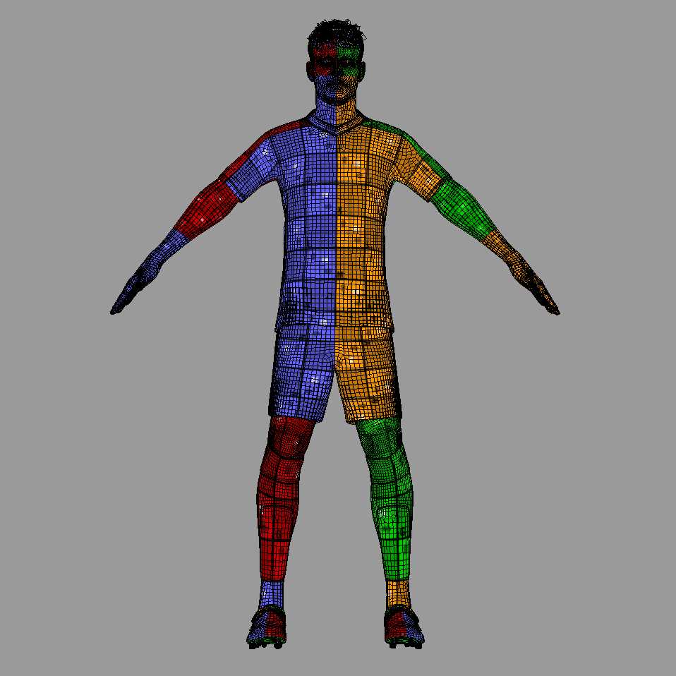 a7 T-Pose Rigged Pavlovic Bayern Munich 24-25