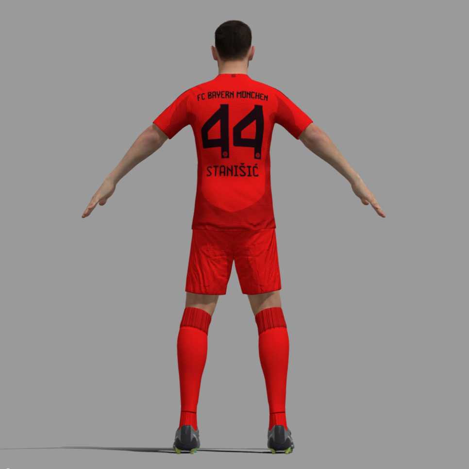 a2 T-Pose Rigged Stanisic Bayern Munich 24-25