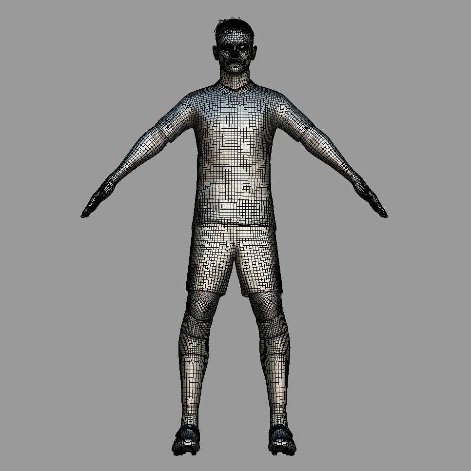 a4 T-Pose Rigged Stanisic Bayern Munich 24-25