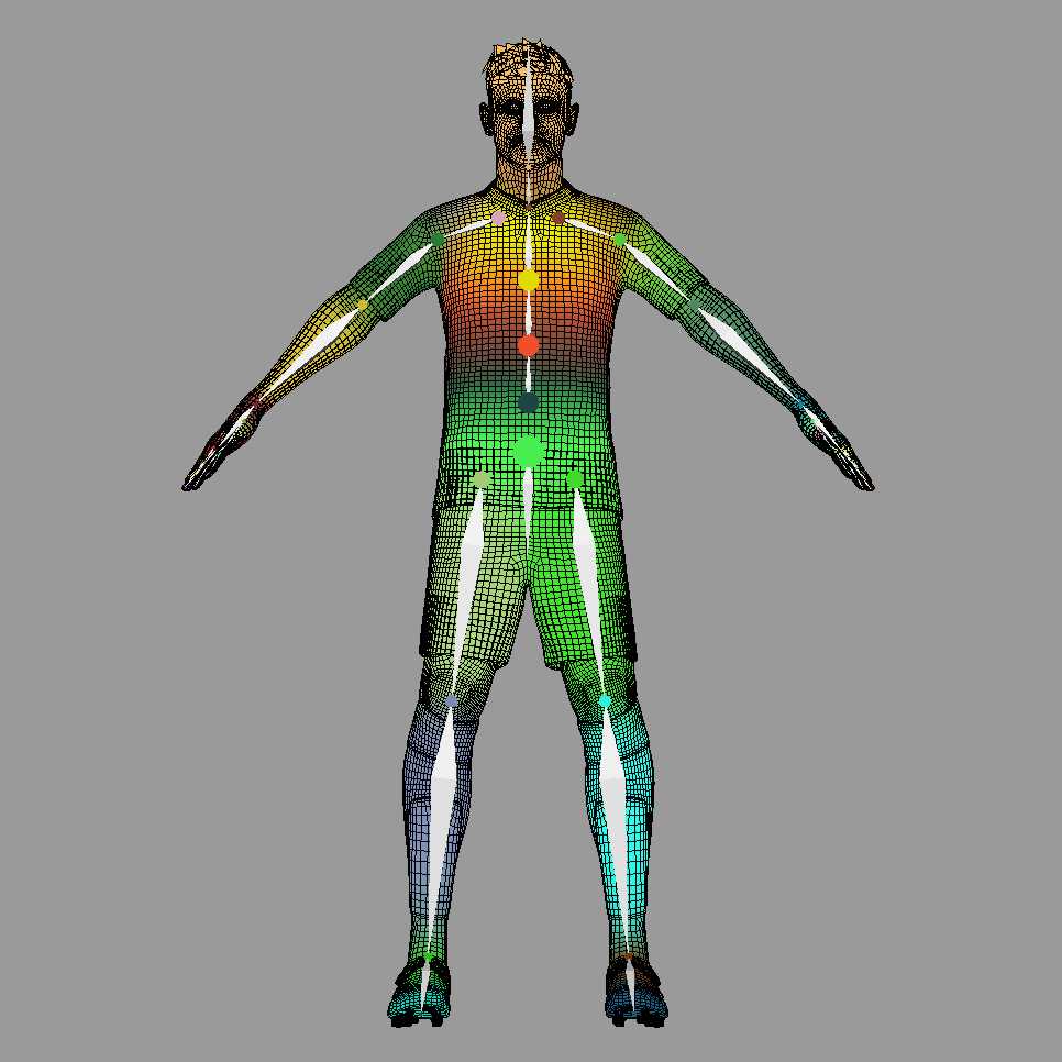 a8 T-Pose Rigged Stanisic Bayern Munich 24-25
