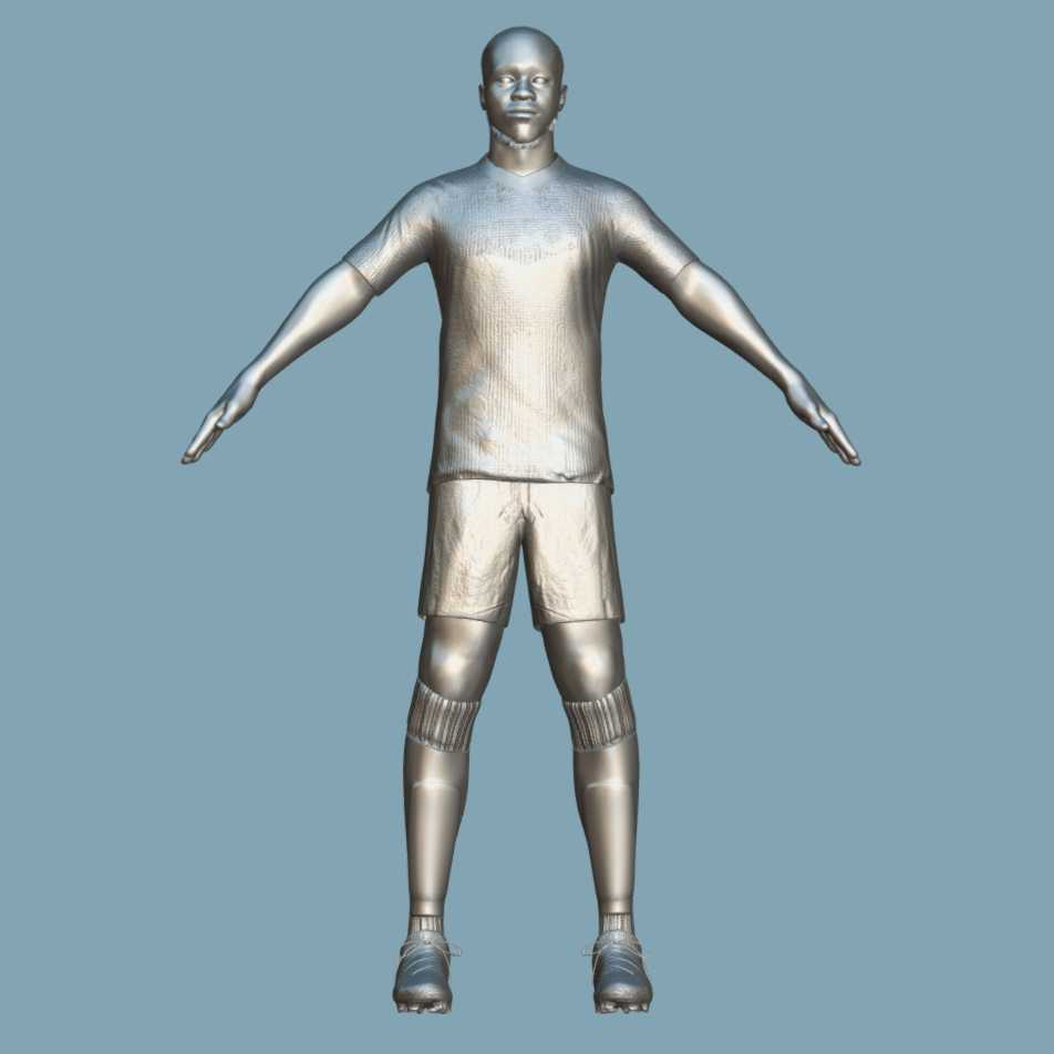 a3 T-Pose Rigged Upamecano Bayern Munich 24-25