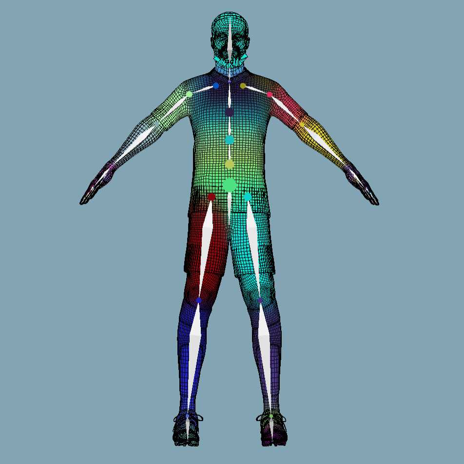 a8 T-Pose Rigged Upamecano Bayern Munich 24-25