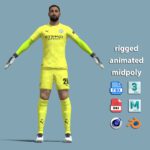 T-Pose Rigged Donnarumma Man City 2025