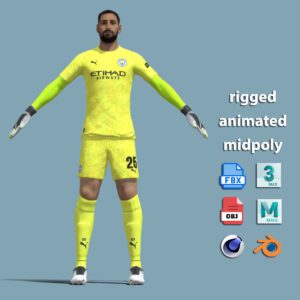 T-Pose Rigged Donnarumma Man City 2025
