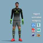 3D Rigged Altay Bayindir Manchester United 2025