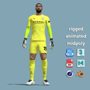 3D Rigged Donnarumma Man City 2025