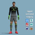 3D Rigged Altay Bayindir Manchester United 2025