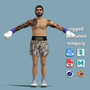 T-Pose Rigged Dillon Danis