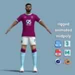 A-Pose Rigged Armando Broja Burnley 25-26