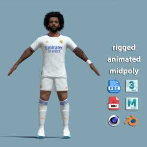 A-Pose Rigged Marcelo Real Madrid 2020