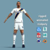 A-Pose Rigged Ibrahimovic LA Galaxy 2019