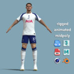 A-Pose Rigged Micky Van De Ven Tottenham 25-26