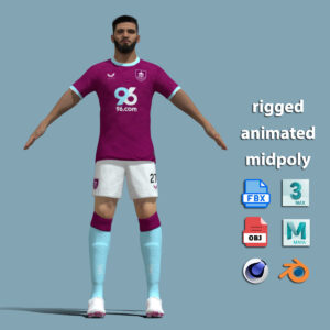 A-Pose Rigged Armando Broja Burnley 25-26